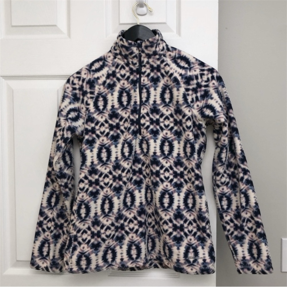 Eddie Bauer Quest Fleece Quarter Zip Baselayer Pullover Small